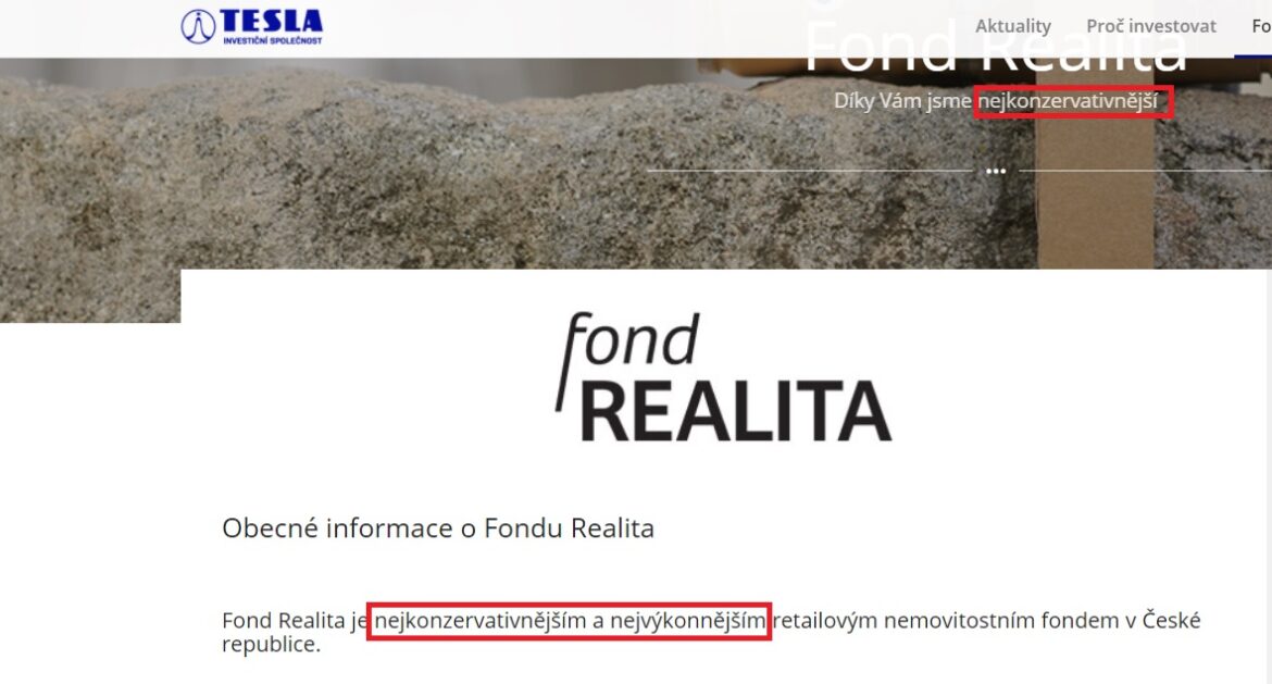 tesla joke Smutná Realita řízení jednoho fondu